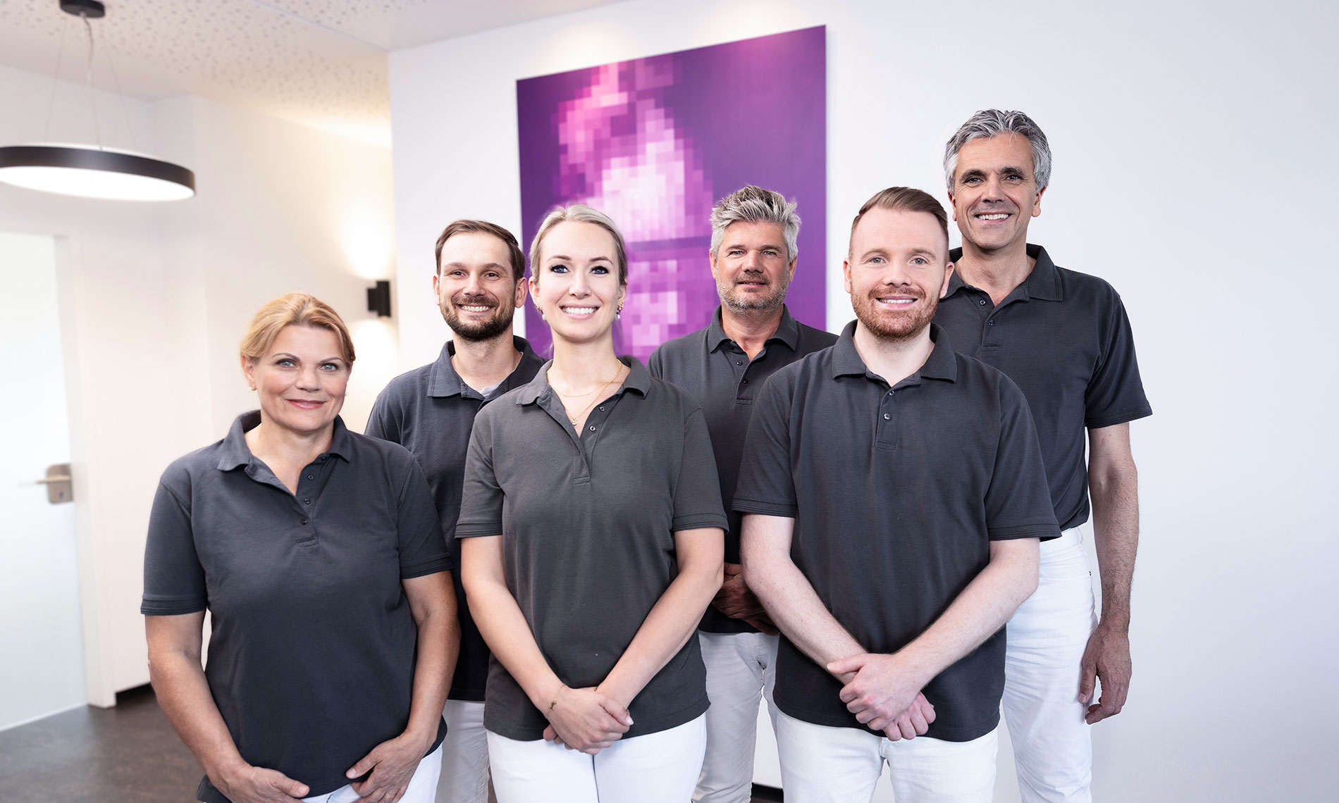 Professor Dr. Axel Zöllner, Dr. Steffen Herzberg, Dr. Saskia Graßhoff, Dr. Rico Jung und Ronny Trapp